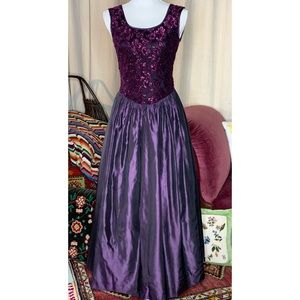 90s J M Gunne Sax Gown